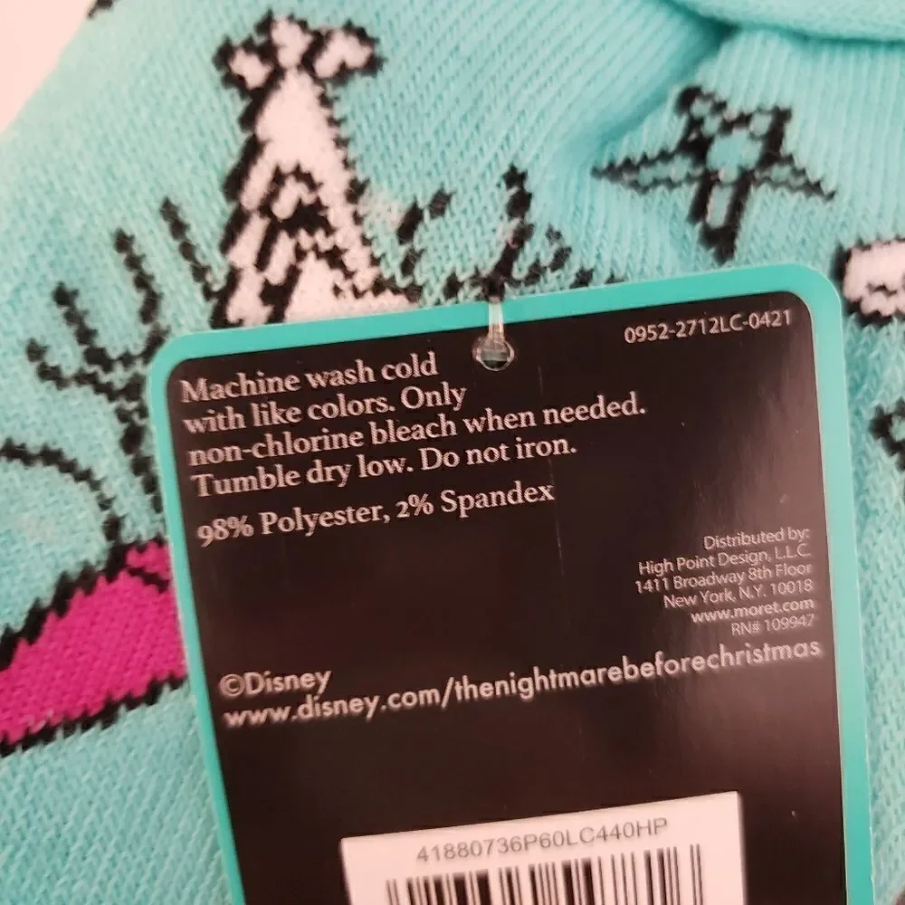 Nightmare Before Christmas 5 Pair No Show Sock Set